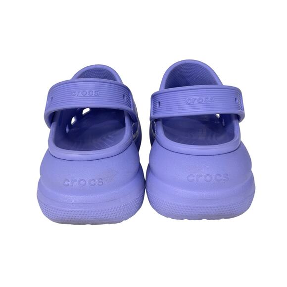 Crocs Mega Crush Clogs Platform Slip On Shoes Purple Womens 9 Comfort Retro - Picture 5 of 9